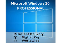 Globalement logiciel au détail principal d'éraflure d'argent de permis de Microsoft Windows 10 d'activation pro