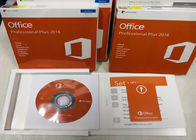 Code 100% principal de Microsoft Office 2016 en ligne d'activation pro plus la carte 32bit 64bit DVD