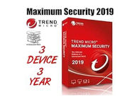 Clé de permis d' d'antivirus, clé de la sécurité 2019 d'Internet de Trend Micro de tendance 3 dispositif de l'an 3