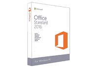 Permis standard véritable de la boîte FPP de vente au détail de Dvd de code principal de Microsoft Office 2016 pour le PC