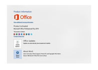 Plus de professionnel de Microsoft Office 2019 pour le lien de téléchargement de l'activation 64bit du permis 32 de clé de produit de Windows