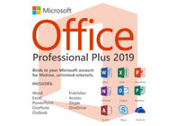Professionnel de Microsoft Office 2019 de clé de milliseconde plus l'activation de lien de téléchargement en ligne