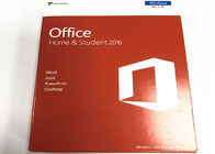 Maison de Microsoft Office de l'anglais et clé 2016 de produit d'étudiant aucune boîte de vente au détail de version de Pkc de disque
