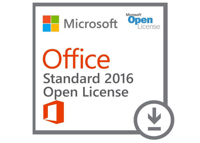Activation en ligne de Microsoft Office 2016 de code principal de COA d'autocollant de permis standard véritable du paquet FPP